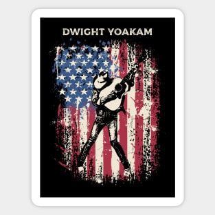 Vintage Distressed Dwight Yoakam Magnet